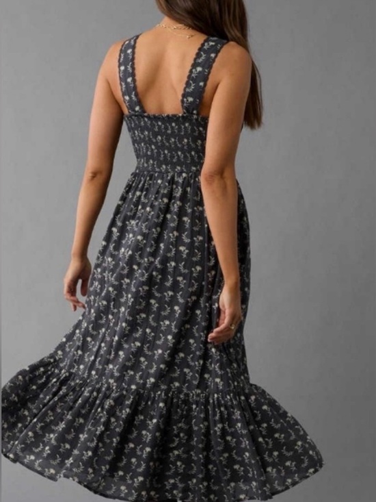 American Eagle floral corset midi dress, small - Picture 2 of 11